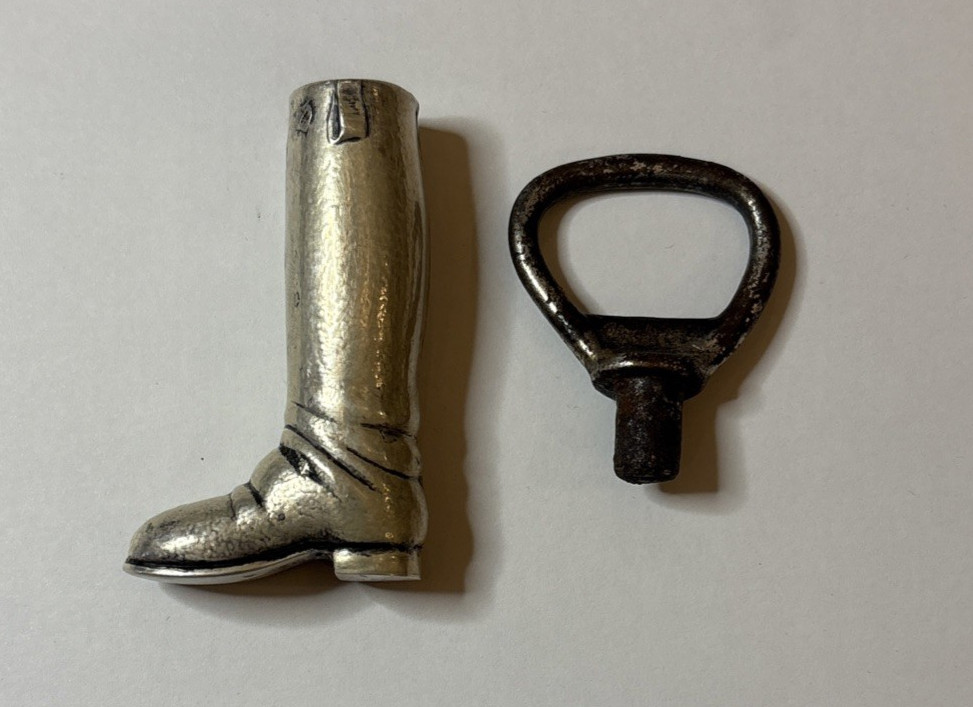 Antique Sterling Silver Riding Boot, Blackington & Co. #738