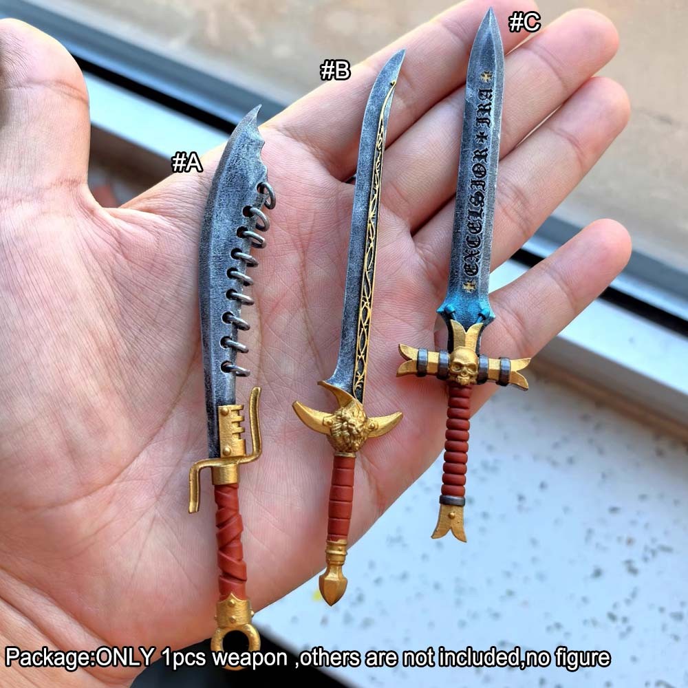 Premium Painted Sword Knife Weapon Model For Decor Joytoy Action Figure