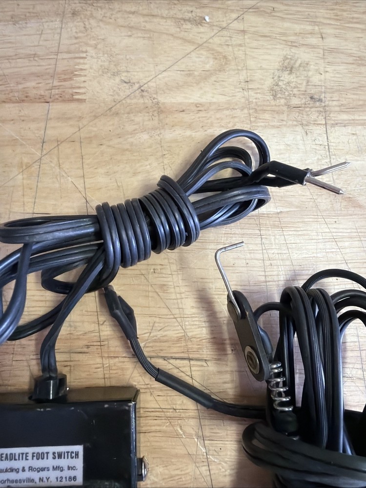 VINTAGE SPAULDING & ROGERS TREADLITE FOOT SWITCH