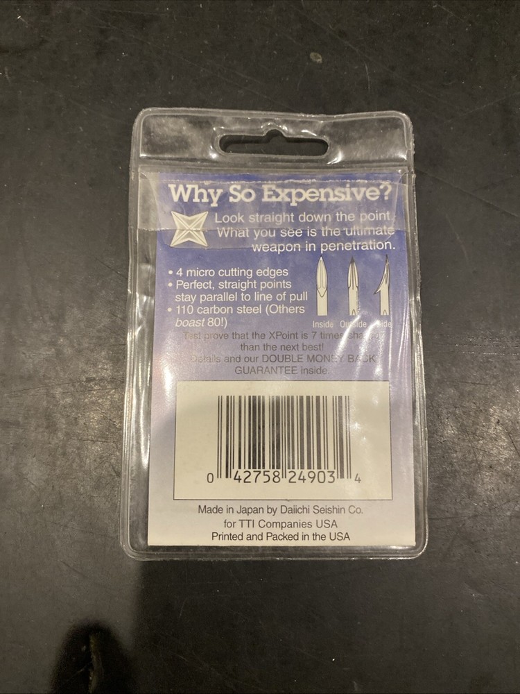 X Point Offset Wide Gap 3/0 X49Z 4 Per Pack