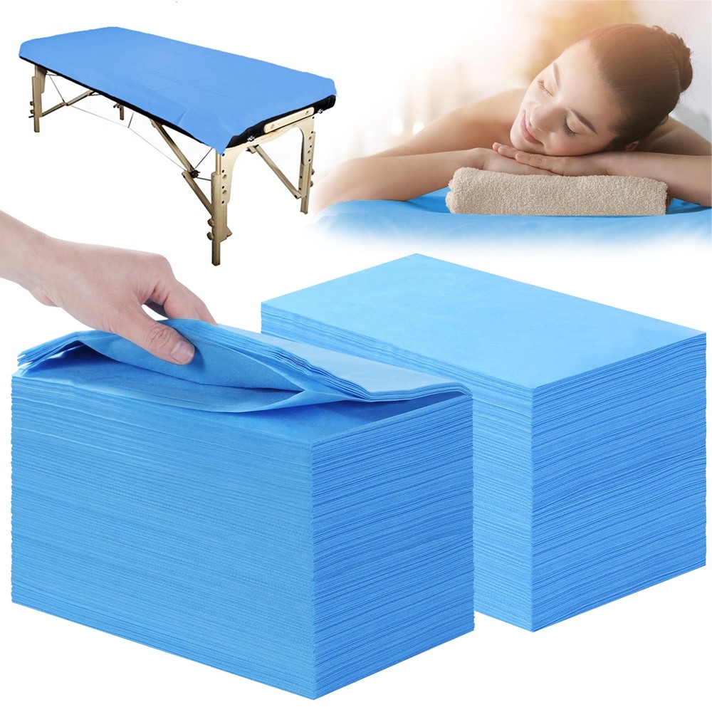 Disposable Bed Sheets 200 Pcs 31 x 71 Massage Table Sheets Non Woven Fabric S...