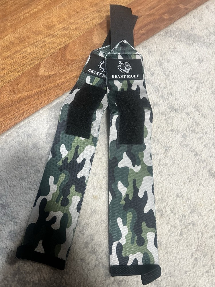 Beast Mode Weightlifting Wrist Wraps