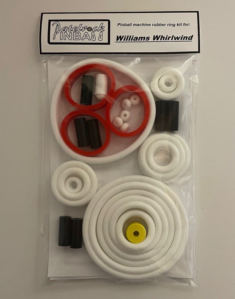 1990 Williams Whirlwind Pinball Machine Rubber Ring Kit