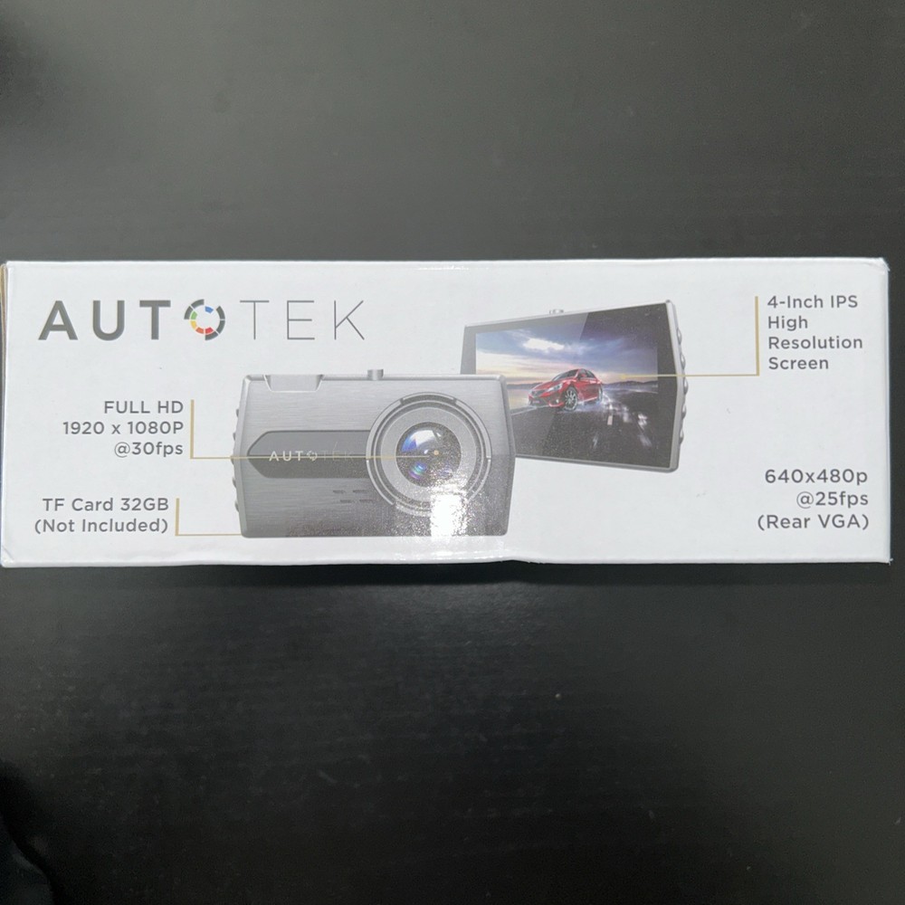 Autotek Full HD 1080p Wide Angle Dash Car Camera