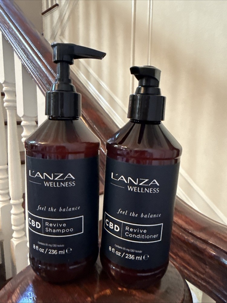 L'ANZA Wellness Revive Shampoo And Conditioner 8oz Each Bundle