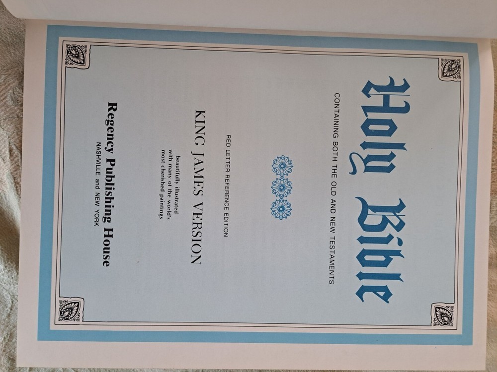 Holy bible king james version red letter edition Refency