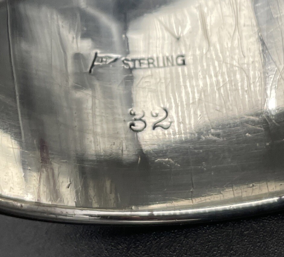 Watson Sterling Silver Napkin Ring Name Engraved “Robert”