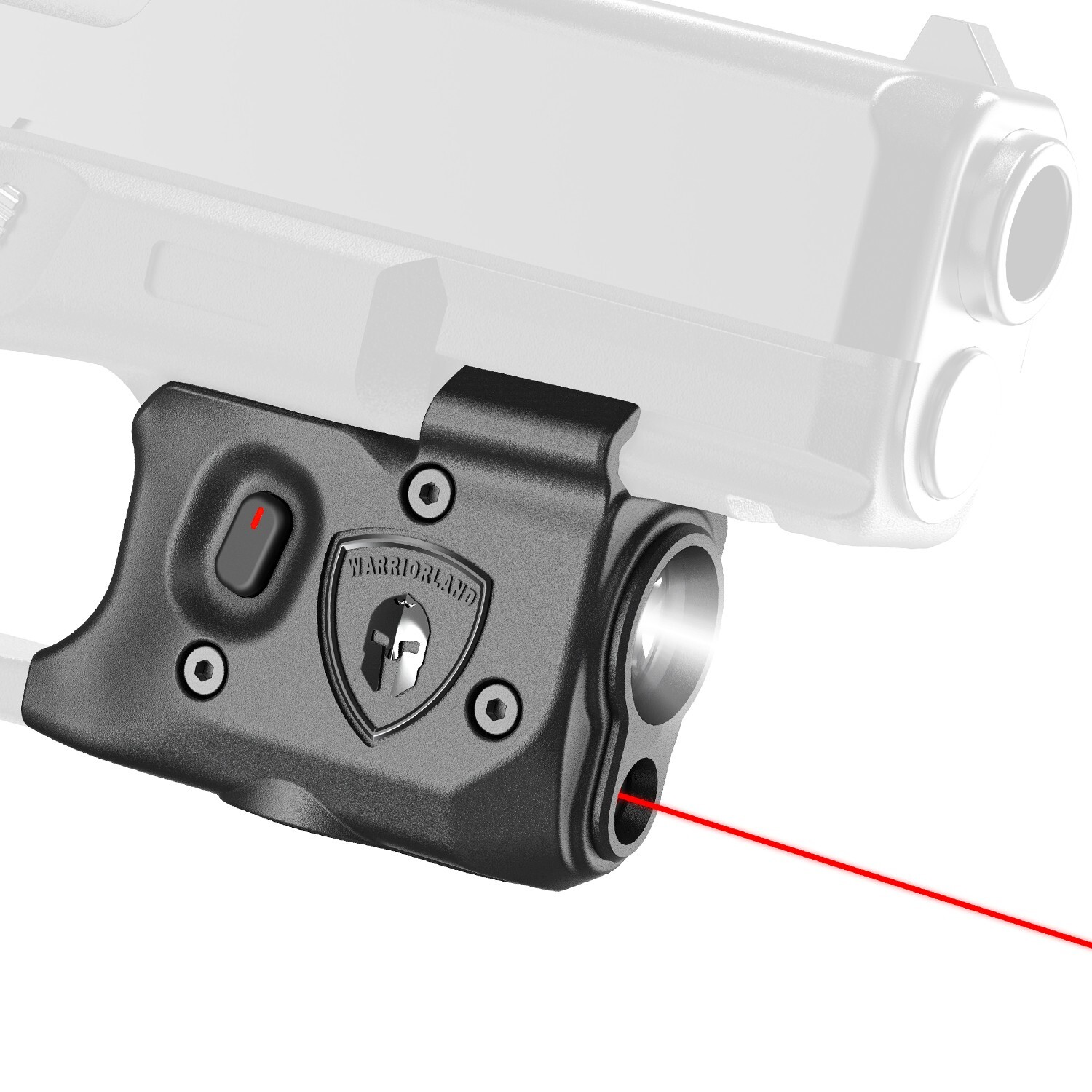 TSG LED Flashlight with Red Laser Combo Fits Glock 17/19/22/23/31/32/19X/44/45