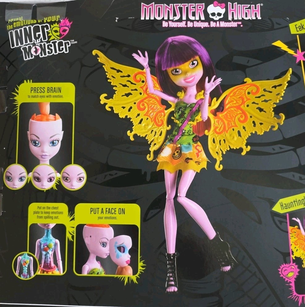 Monster High Inner Monster 3 Pack Shivering Sad Eek Excited Hauntingly Happy NIB