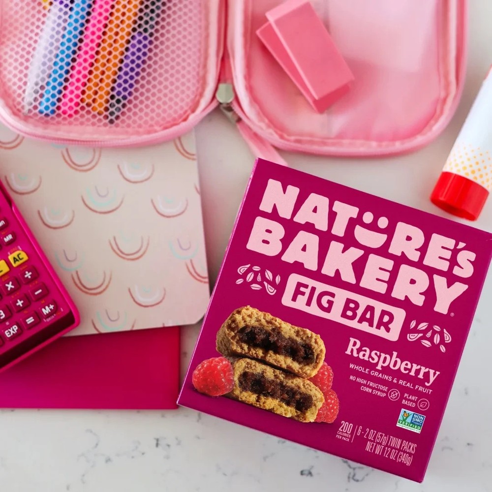 Nature’s Bakery Raspberry Fig Bars 2 oz Twin Packs 18 Count Box