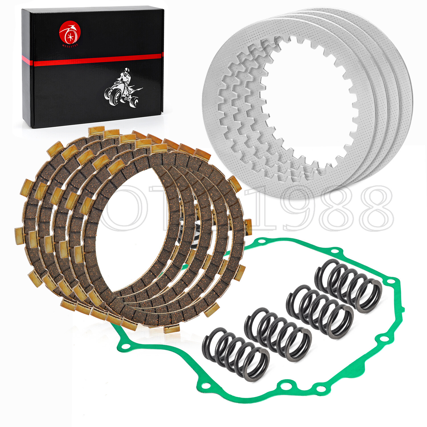 For Kawasaki 1988-2007 Ninja 250R EX250 Clutch Heavy Duty Springs kit & Gasket
