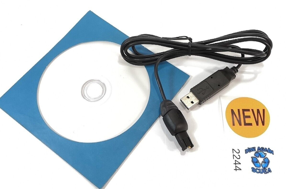 Oceanic 100, 100nx, 200, 250 Scuba Dive Computer Data Download Cable USB Drivers