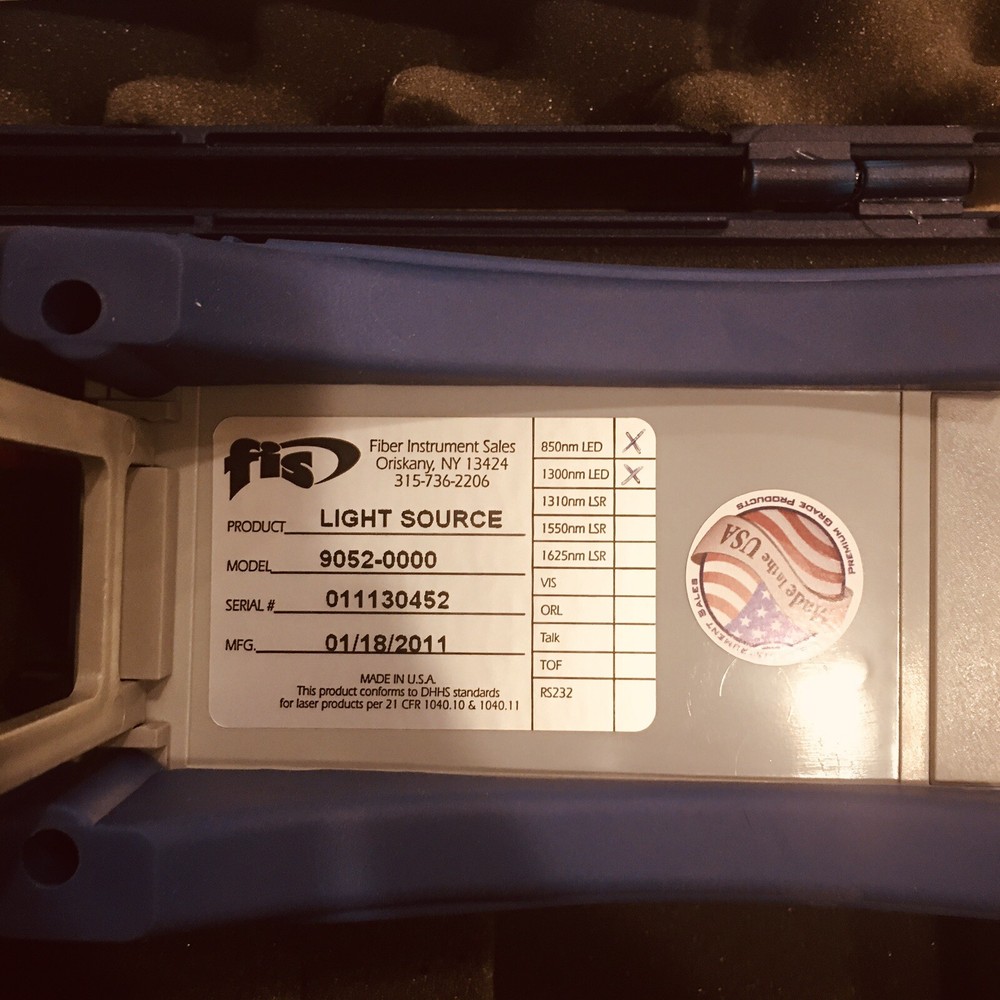 FIS power meter amd light source