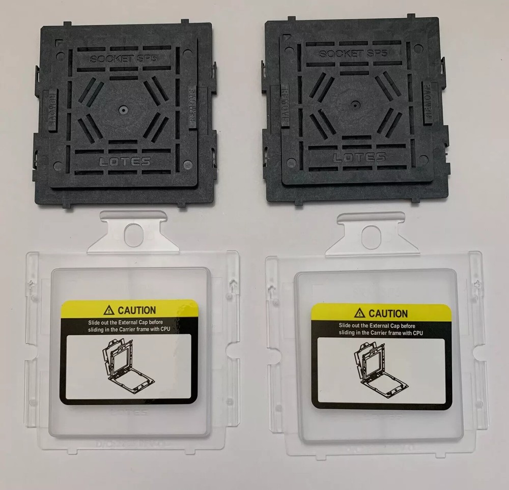 2pcs AMD CPU LOTES SRM SP5 Socket Plastic Protector Cover Cap