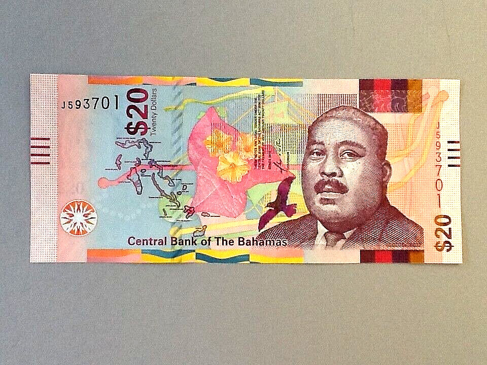 Bahamas P-80 20 Dollars 2018