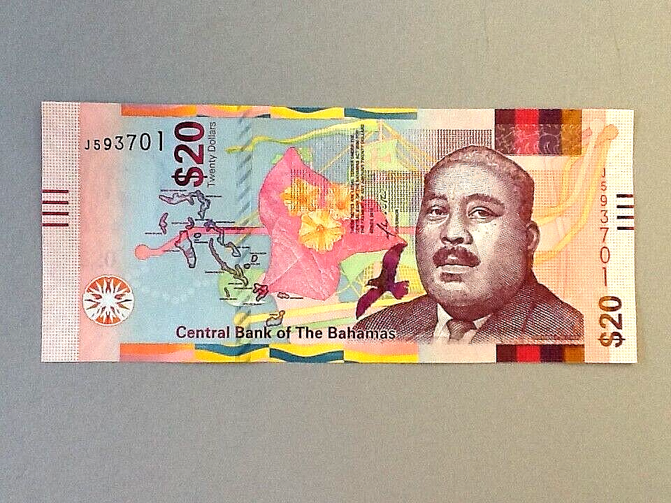 Bahamas P-New 20 Dollars 2018