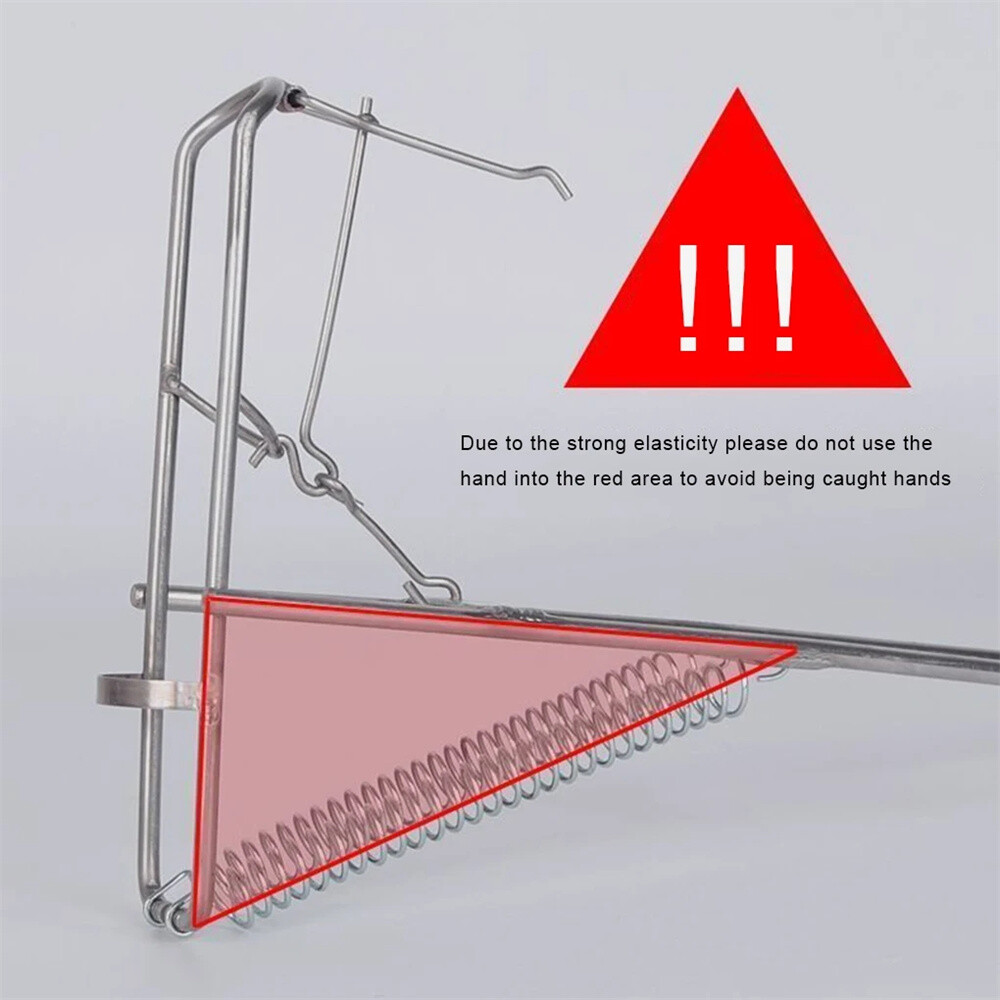 Fishing Rod Pole Holder Insert Ground Metal Stand Support Bracket Durable