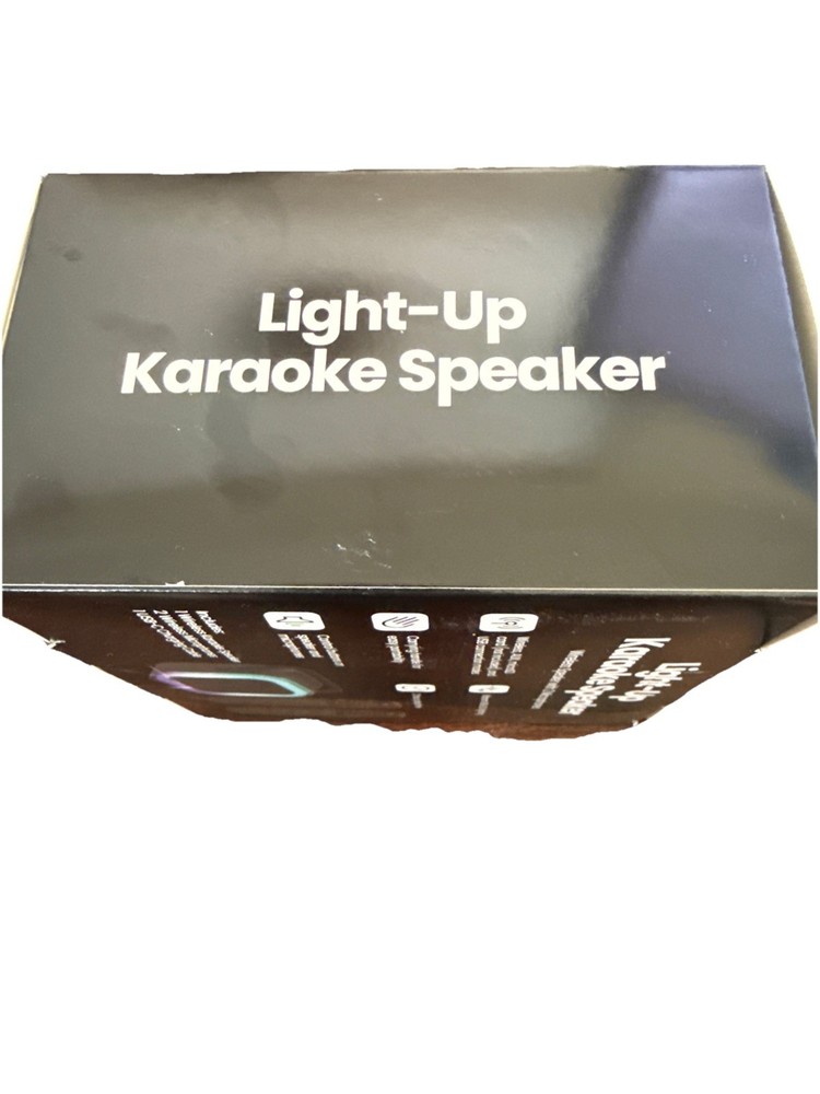 Mini Karaoke Machine, Portable Bluetooth Speaker with 2 Wireless Microphones ...
