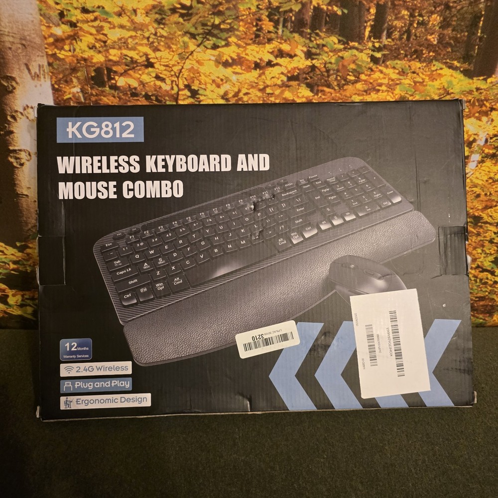 KG812 Wireless Keyboard and Mouse Combo