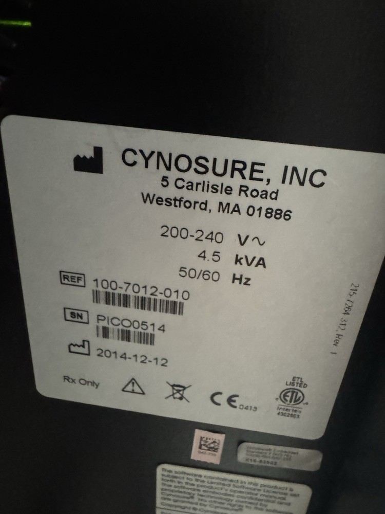 Used 2014 Cynosure Picosure