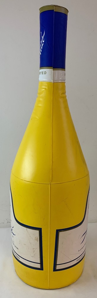 25 inch high ALIZE inflatable display bottle