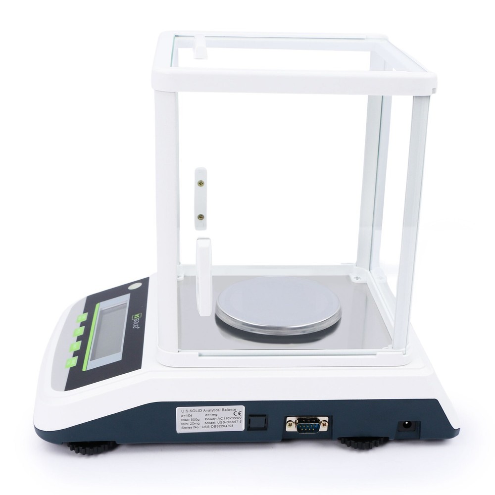 U.S. Solid Analytical Balance 100gx0.001g 1mg Lab Digital Precision Scale