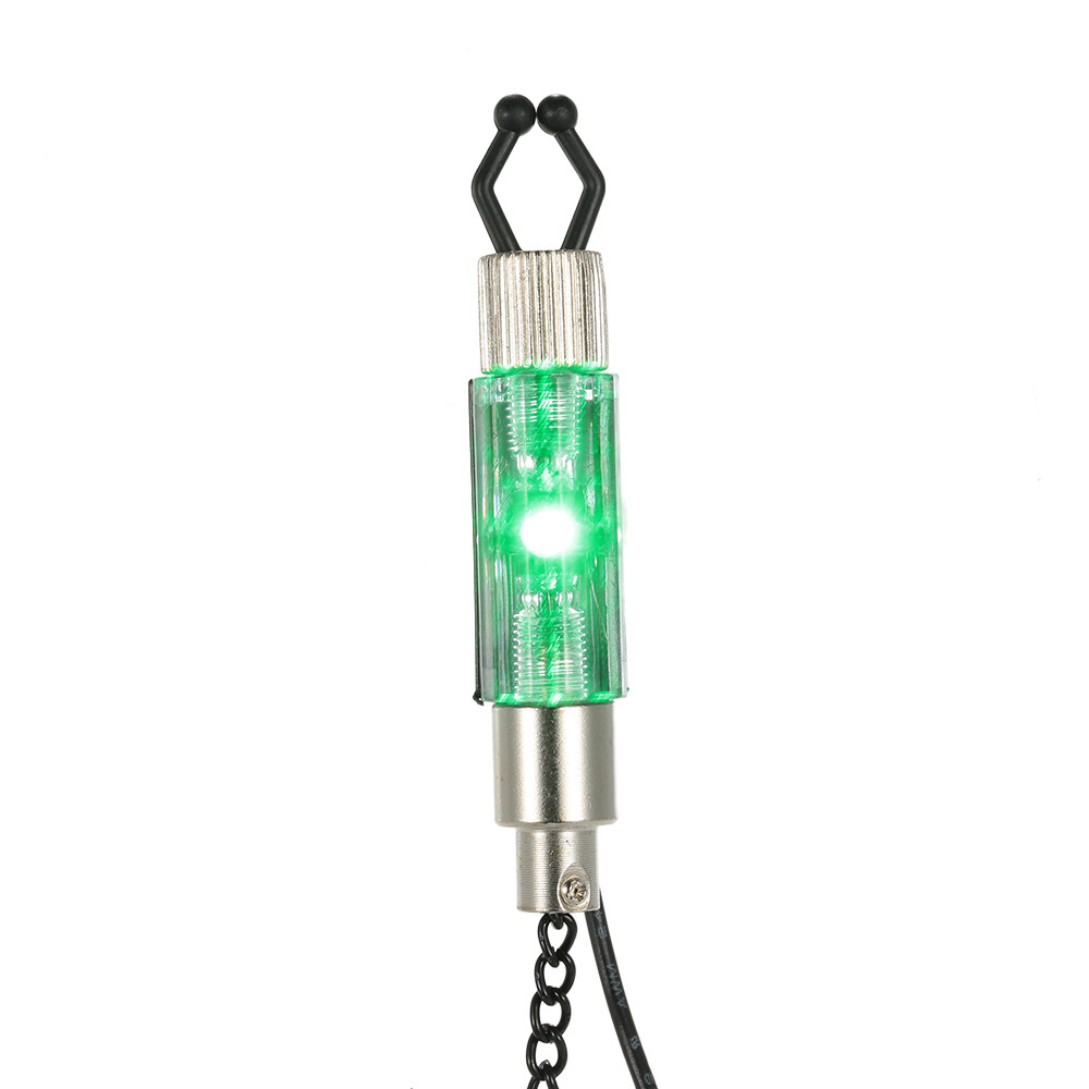 Fishing Bite Hanger Illuminated Indicator Green C0W1