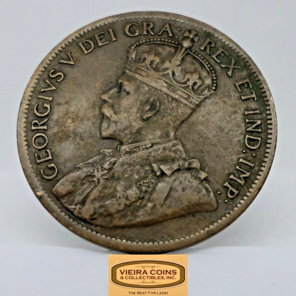 1917 Canada Large Cent, Average Circulated Condition - #C27863NQ