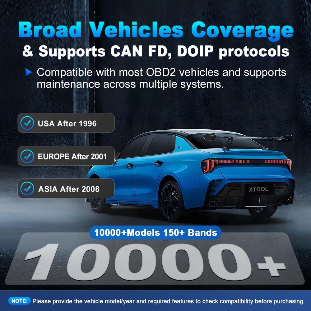 USED XTOOL D7S V2.0 Car All System Diagnostic Tool Bi-Directional Key Programmer