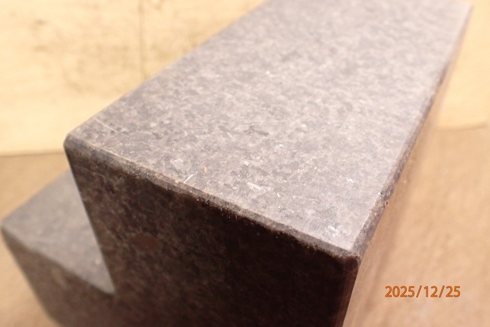 GRANITE ANGLE PLATE BLOCK MACHINIST TOOLING FIXTURE