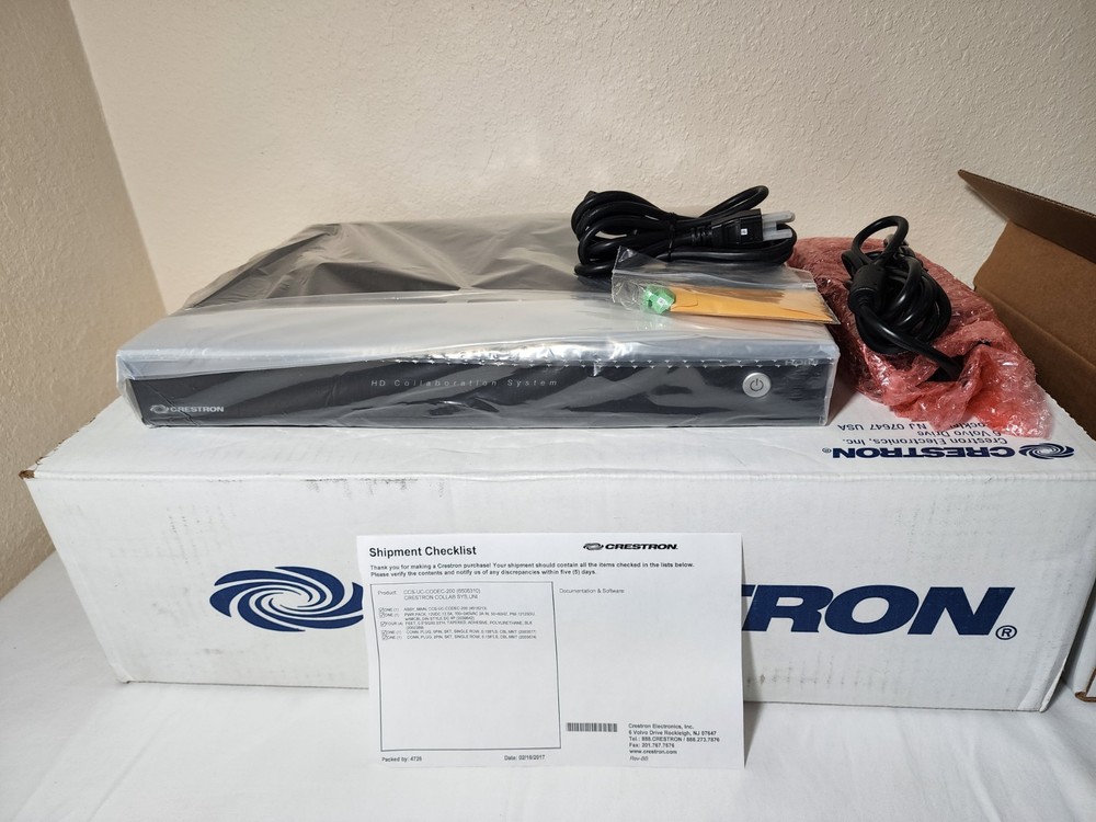 Crestron HD Collaboration System CCS-UC-CODEC-200 New IN OPEN BOX