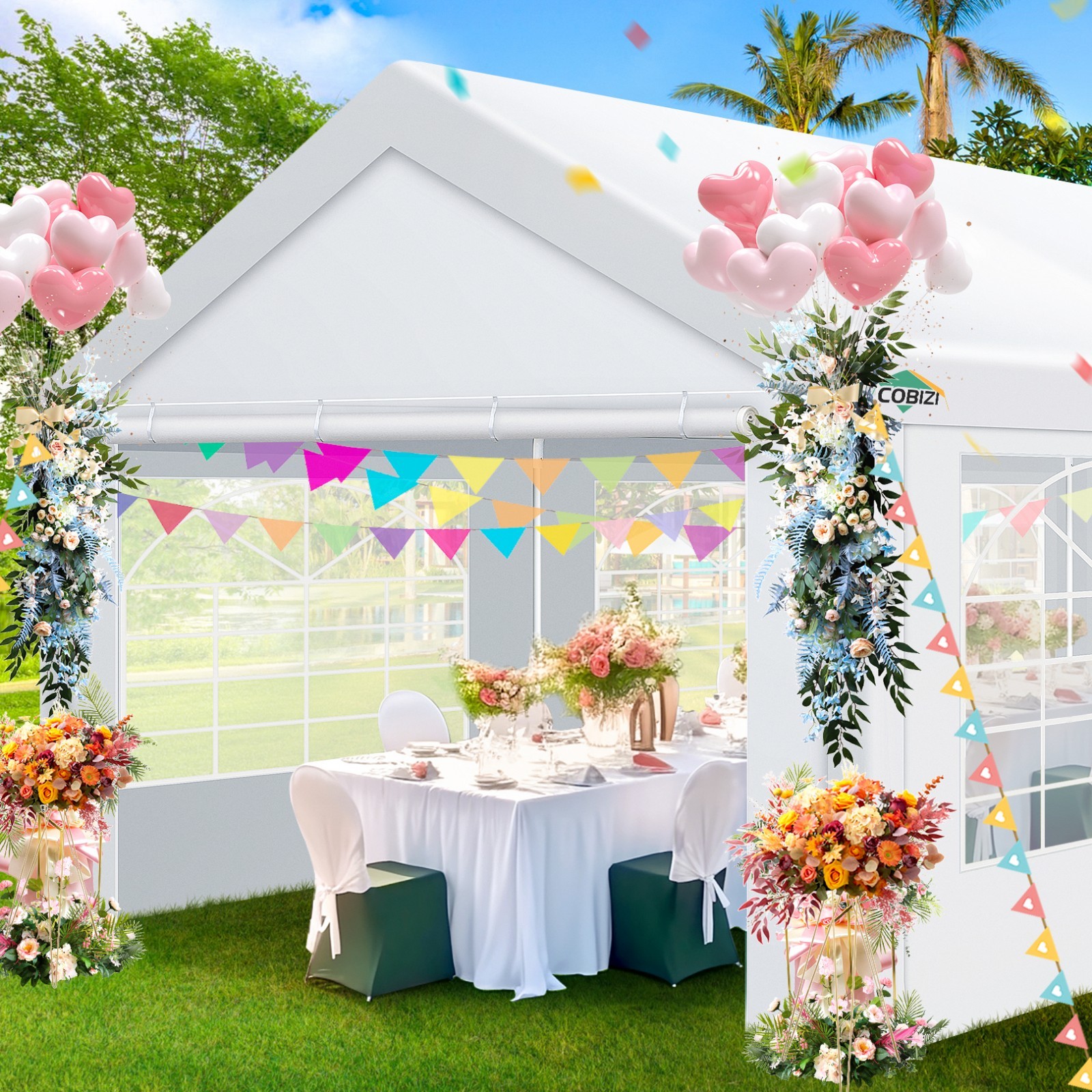 20'x40' Party Tent 10'x30' Heavy Duty Carpas Para Fiestas Carport with Sidewalls