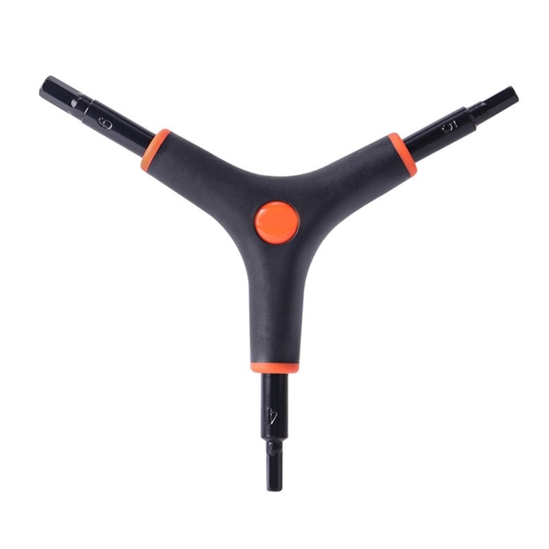 Portable 3 Way Hexagonal Key Wrench Wear Resistant Inner Hexagonal Spanner