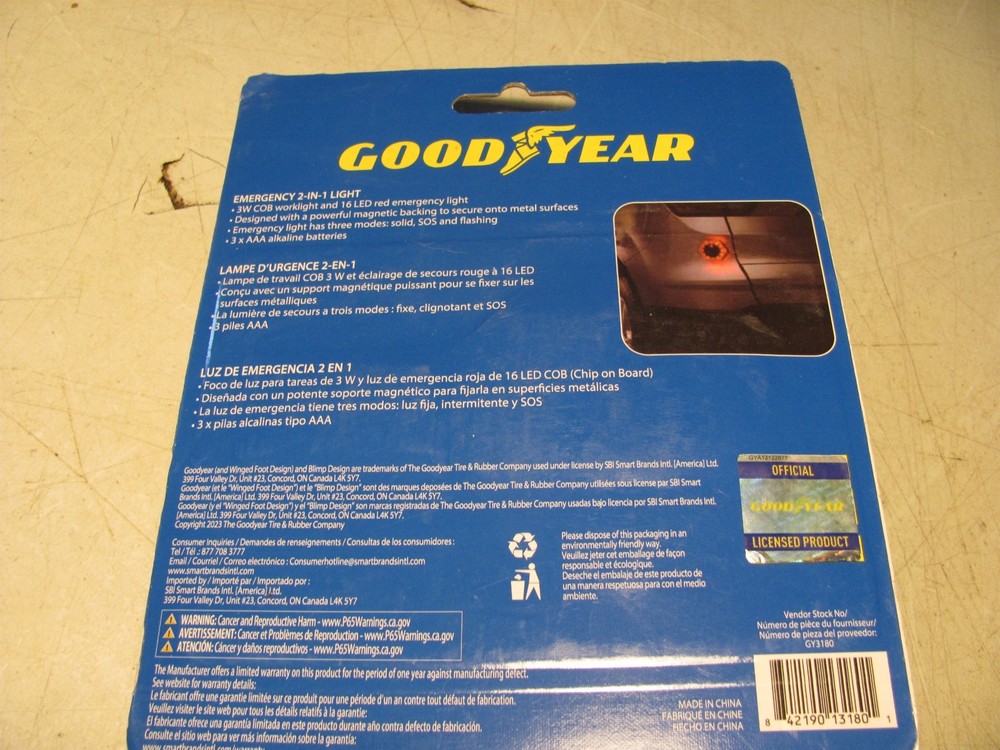 4- Roadside Emergency Beacons LED Stone point & Goodyear.