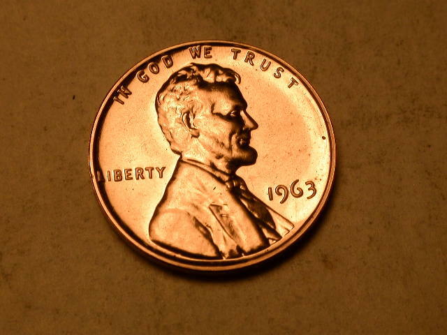 1963 Proof DDR-020 Doubled Die Reverse Ch/Gem Proof Lincoln Cent