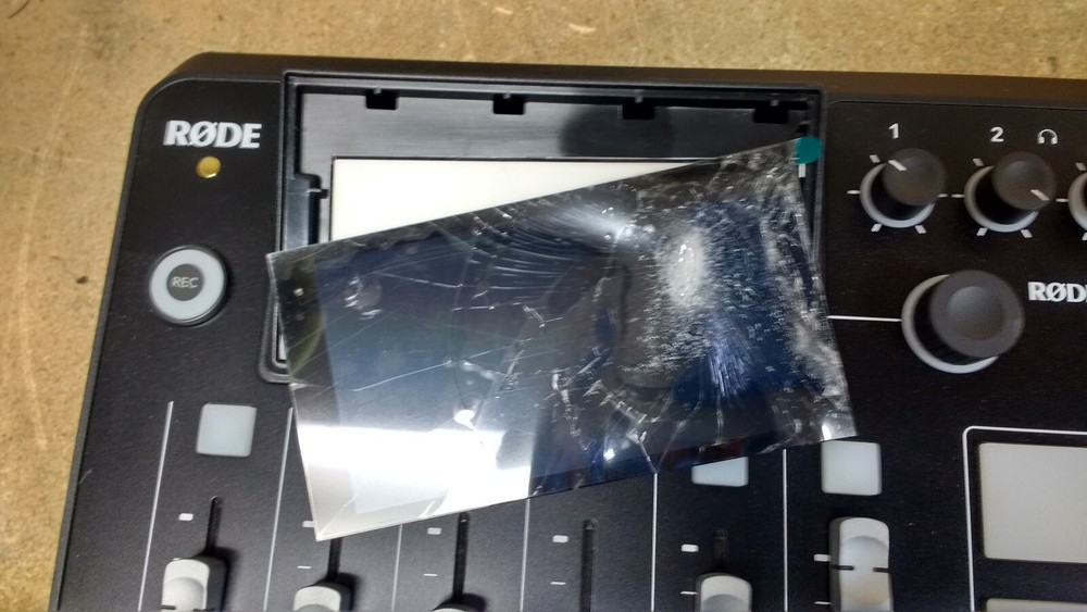 RODECaster Pro II Integrated Audio Production Studio intentionally damaged