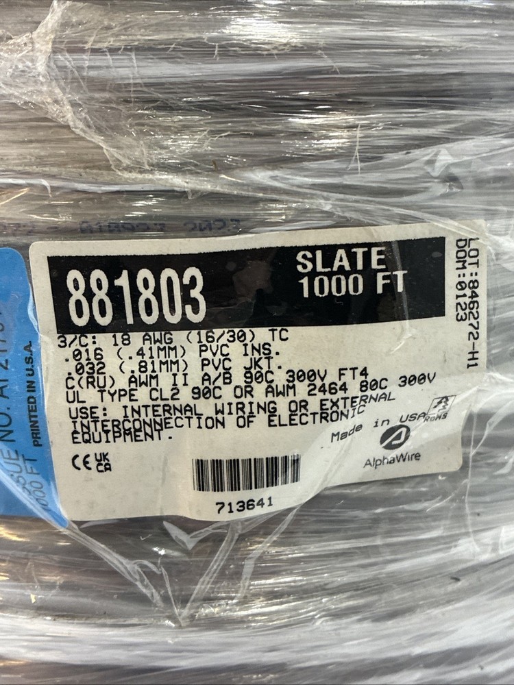 18 AWG 3/C 1000ft
