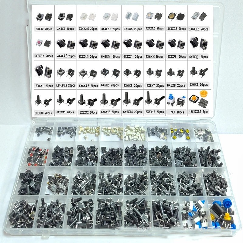 620PCS Car Remote Control Key Touch Switches Buttons Component Package With Box
