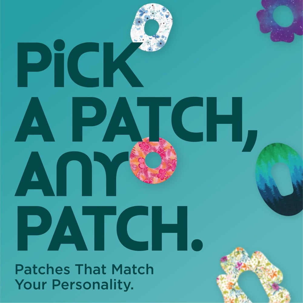 ExpressionMed - Adhesive Patch for Infusion Set Set, Dreamy Escapes