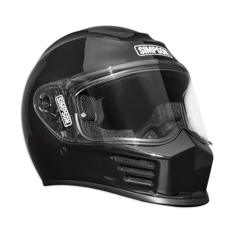 Simpson Motorcycle Speed Bandit Helmet Medium - Black #SPBM2