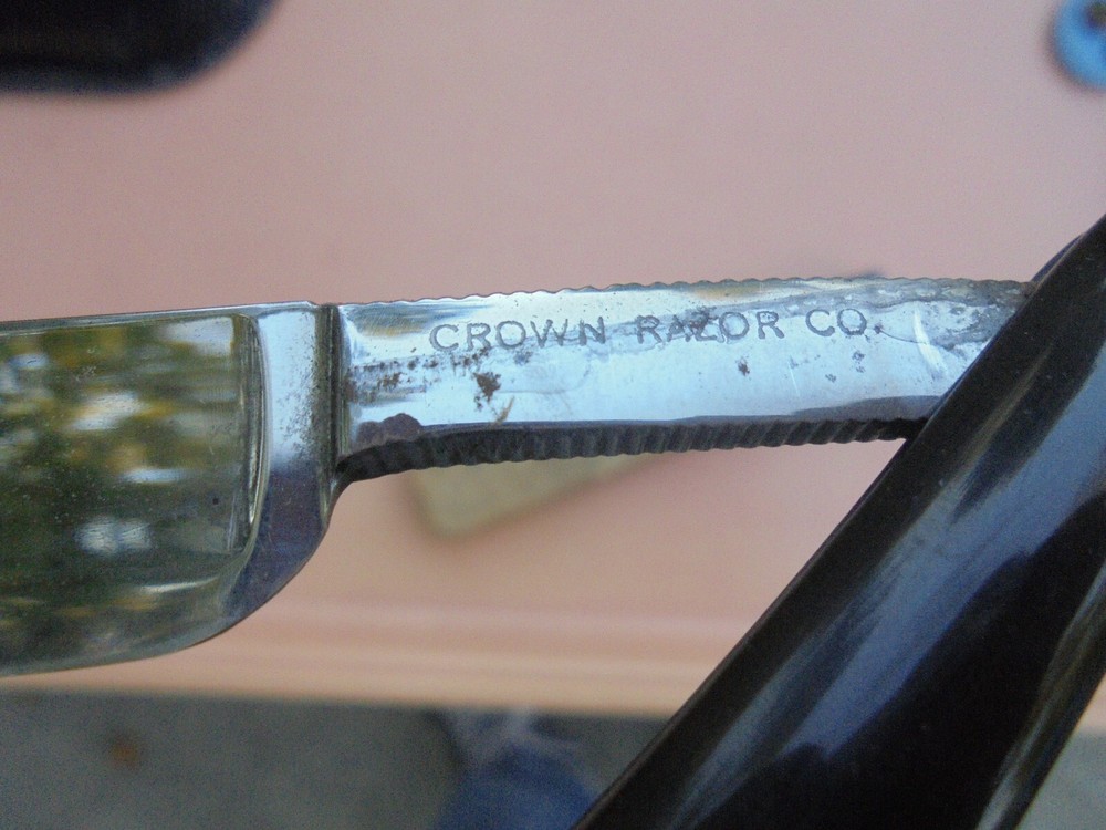 Vintage Crown Razor Co. straight razor