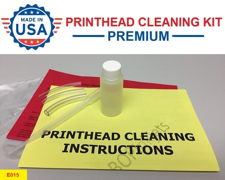 Clogged Epson XP-412 Inkjet Printer Head Repair Unclog Cleaning Kit E015