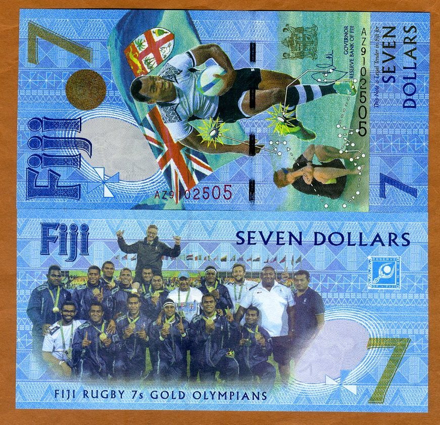 FIJI, $7, 2017, P-New, UNC REPLACEMENT