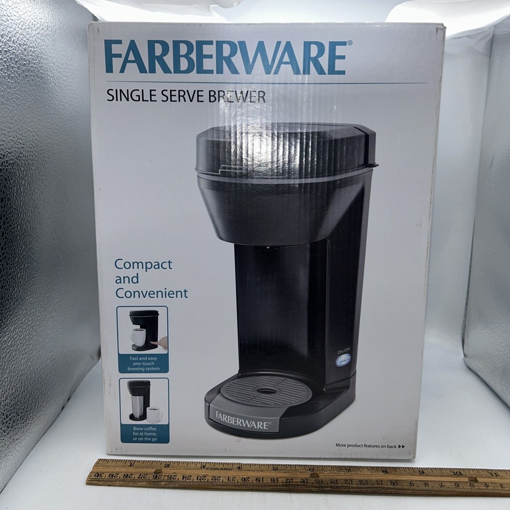 Farberware Single Server K-Cup Brewer New In Box (201615)