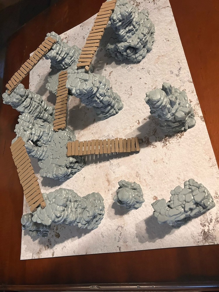 Warhammer 40k Kill Team battlefield Terrain & Three playmats