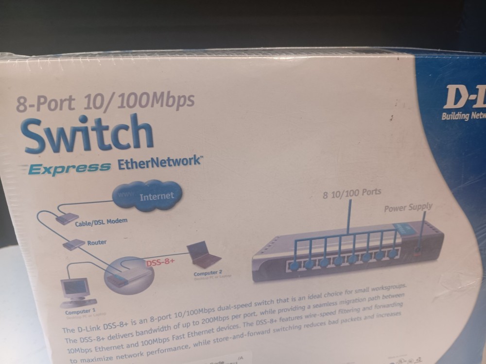 D-Link DSS (DSS8 ) 8-Ports External Switch