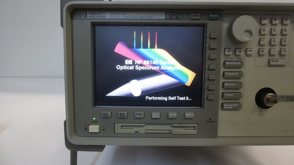 HEWLETT-PACKARD 86143A OPTICAL SPECTRUM ANALYZER