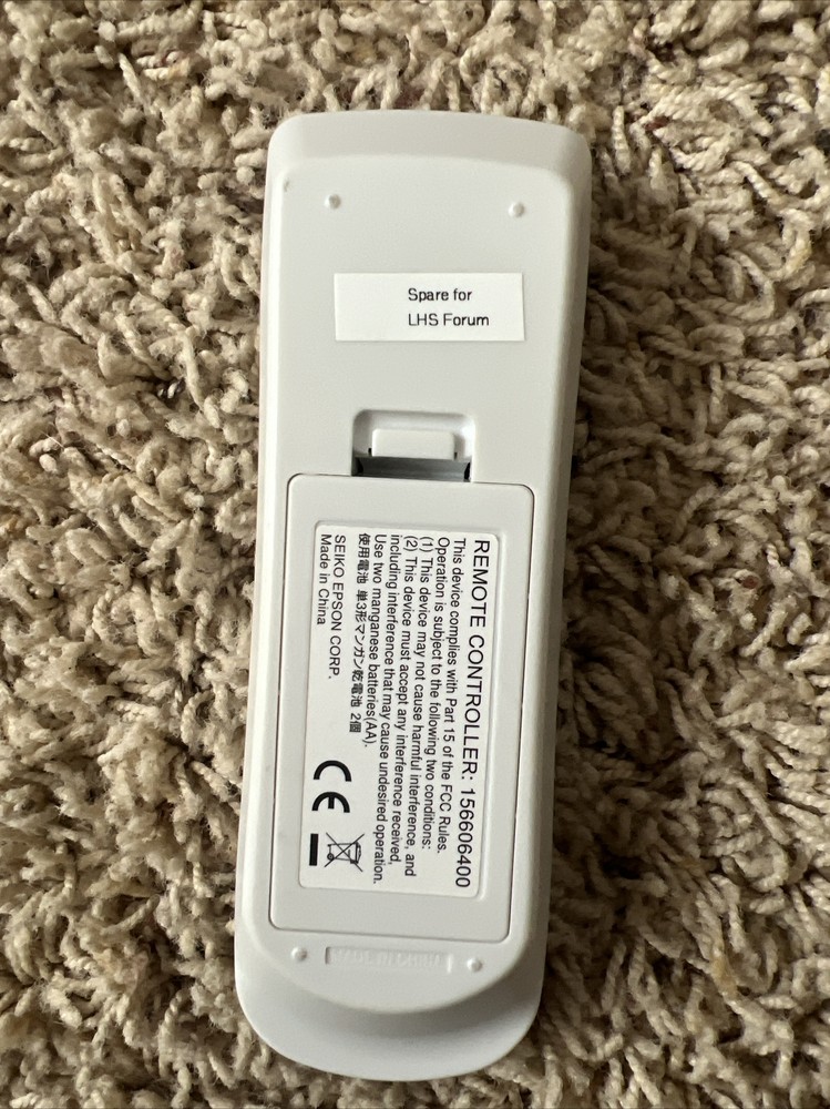 FN Genuine Epson 156606400 Projector Remote Control