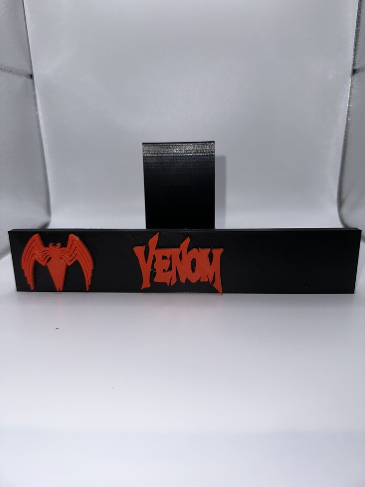 Venom Knull Black/Red Comic Book Stand - Graded/Raw Comics 3D Printed