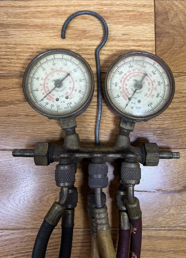 Vintage Uniweld HVAC Guages Untested